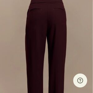 Elegant Burgundy Women's Pants